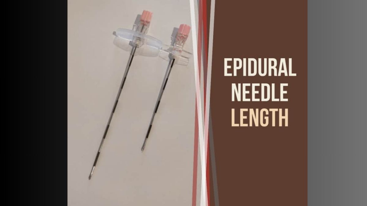 how big are epidural needles
