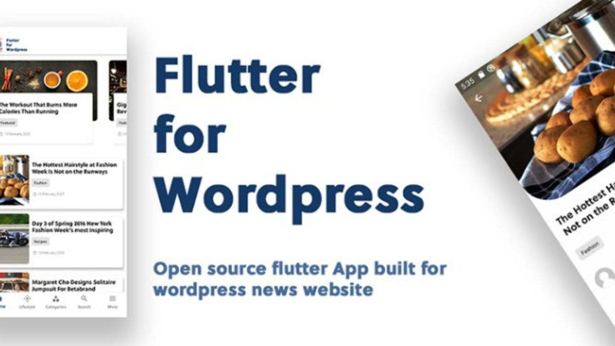 Flutter App for Any WordPress