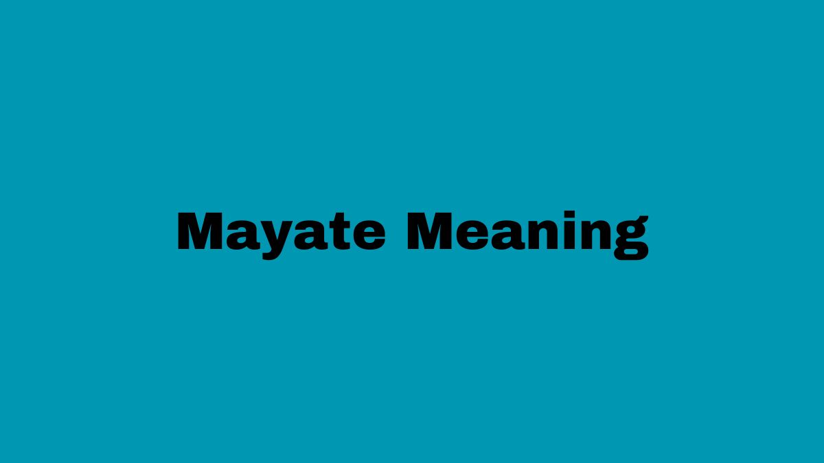 mayate meaning
