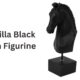 Horsilla Black Resin Figurine