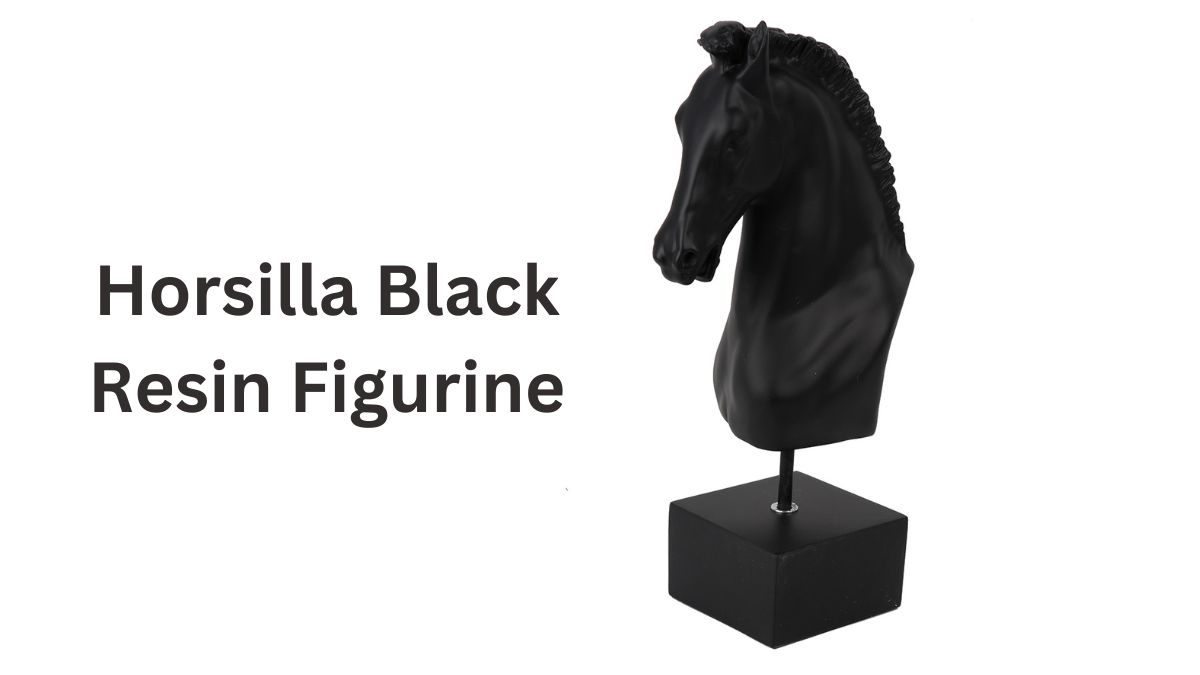 Horsilla Black Resin Figurine