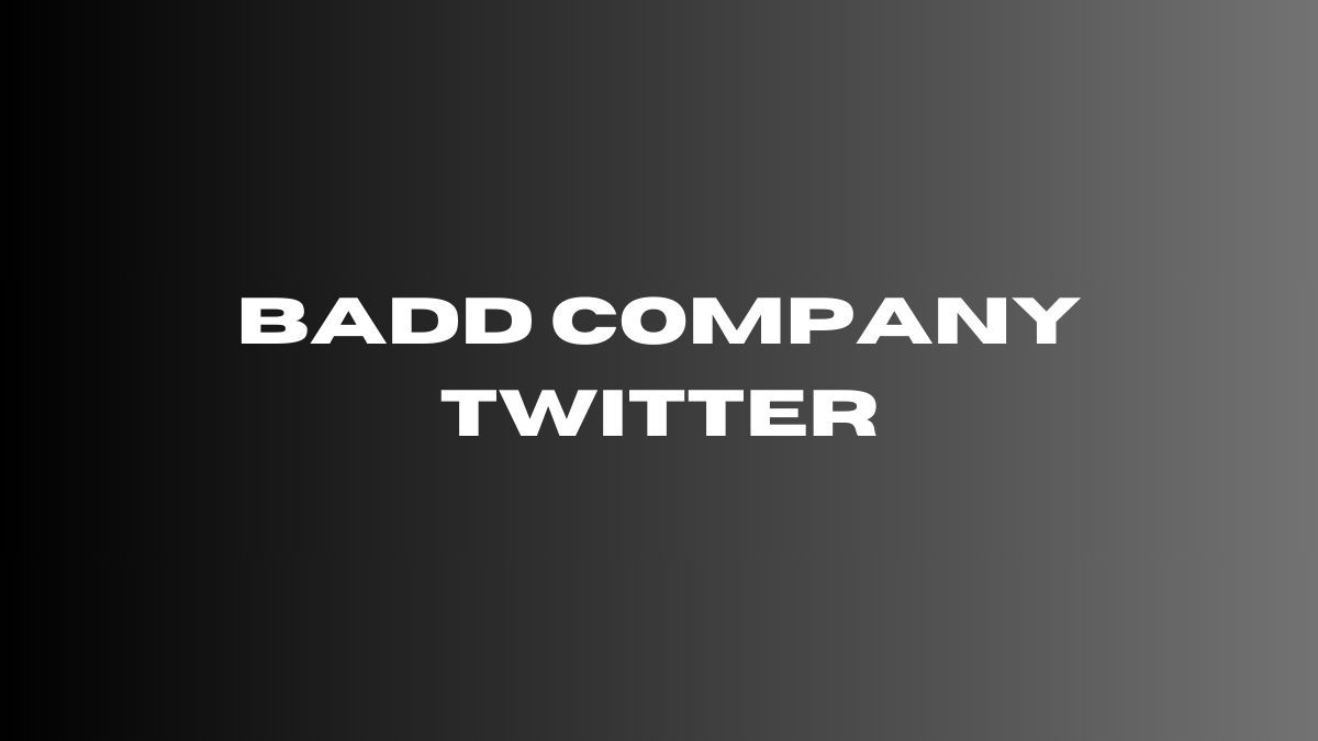 badd company twitter