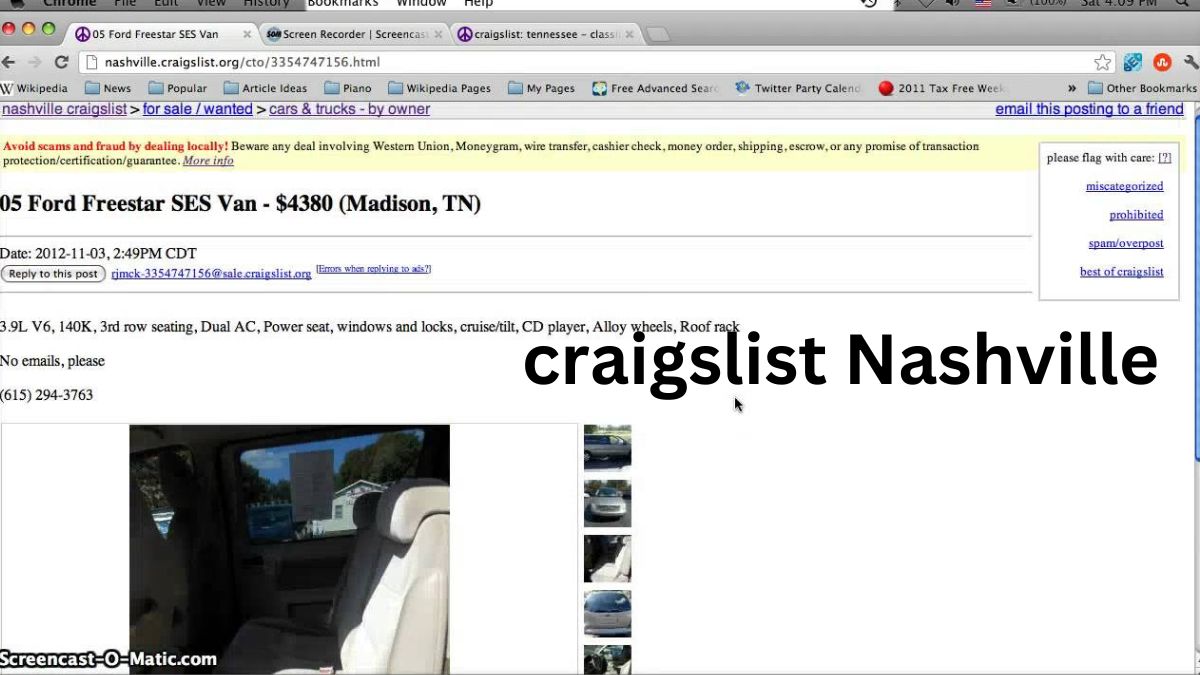 craigslist Nashville