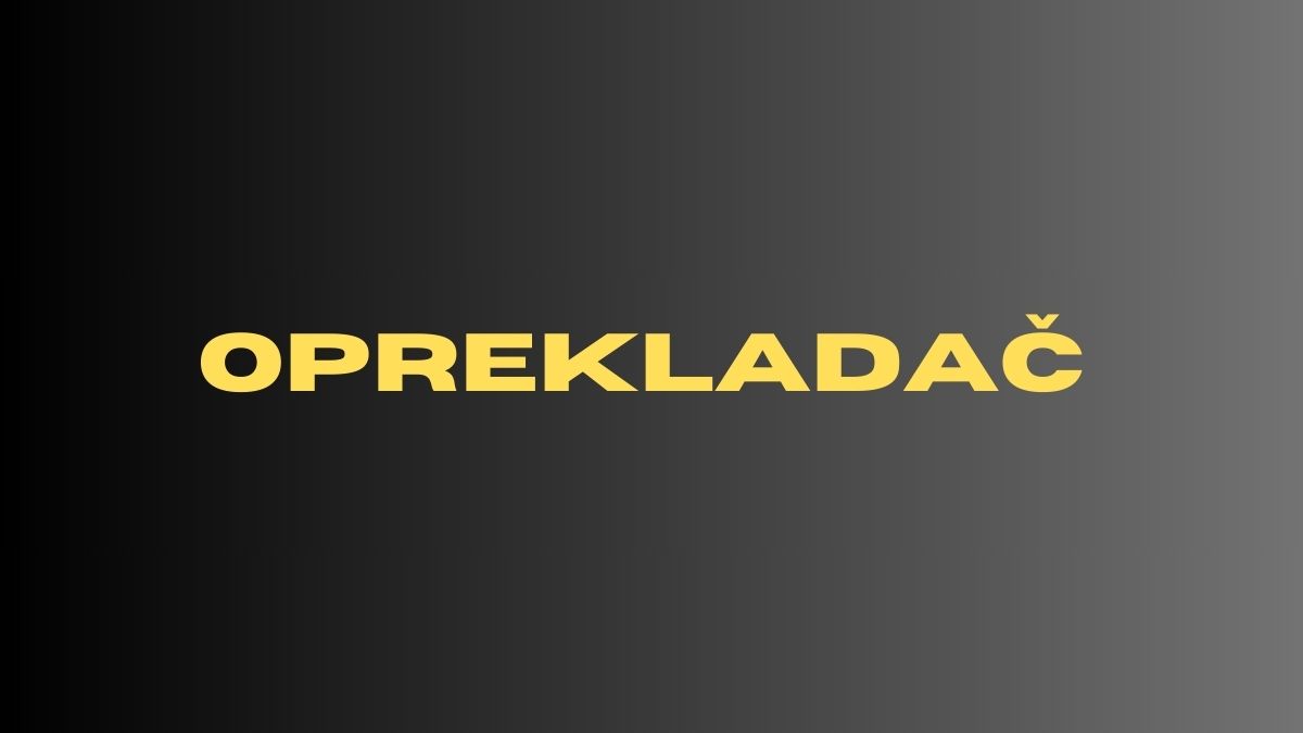 Oprekladač 