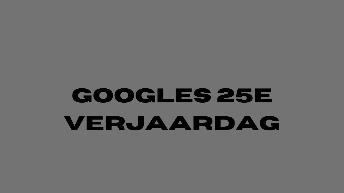 googles 25e verjaardag