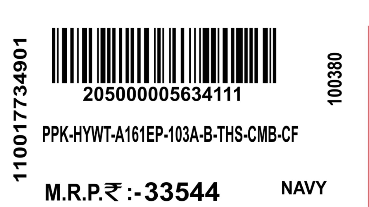 MRP Barcode Stickers