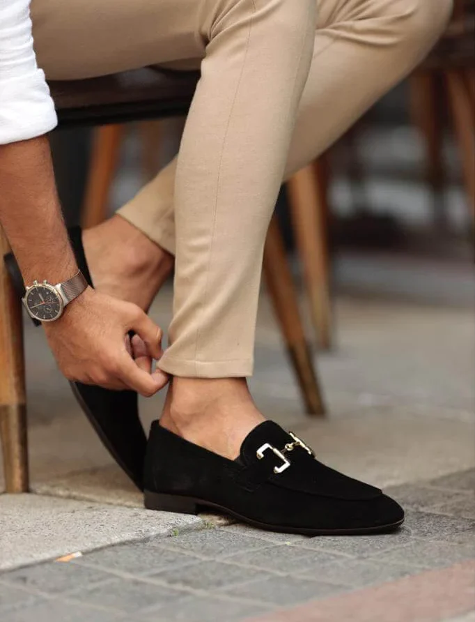 Suede Loafers