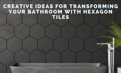 Bathroom With Hexagon Tiles