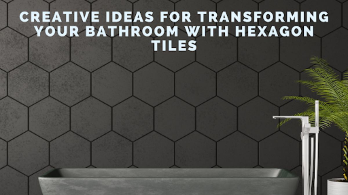 Bathroom With Hexagon Tiles